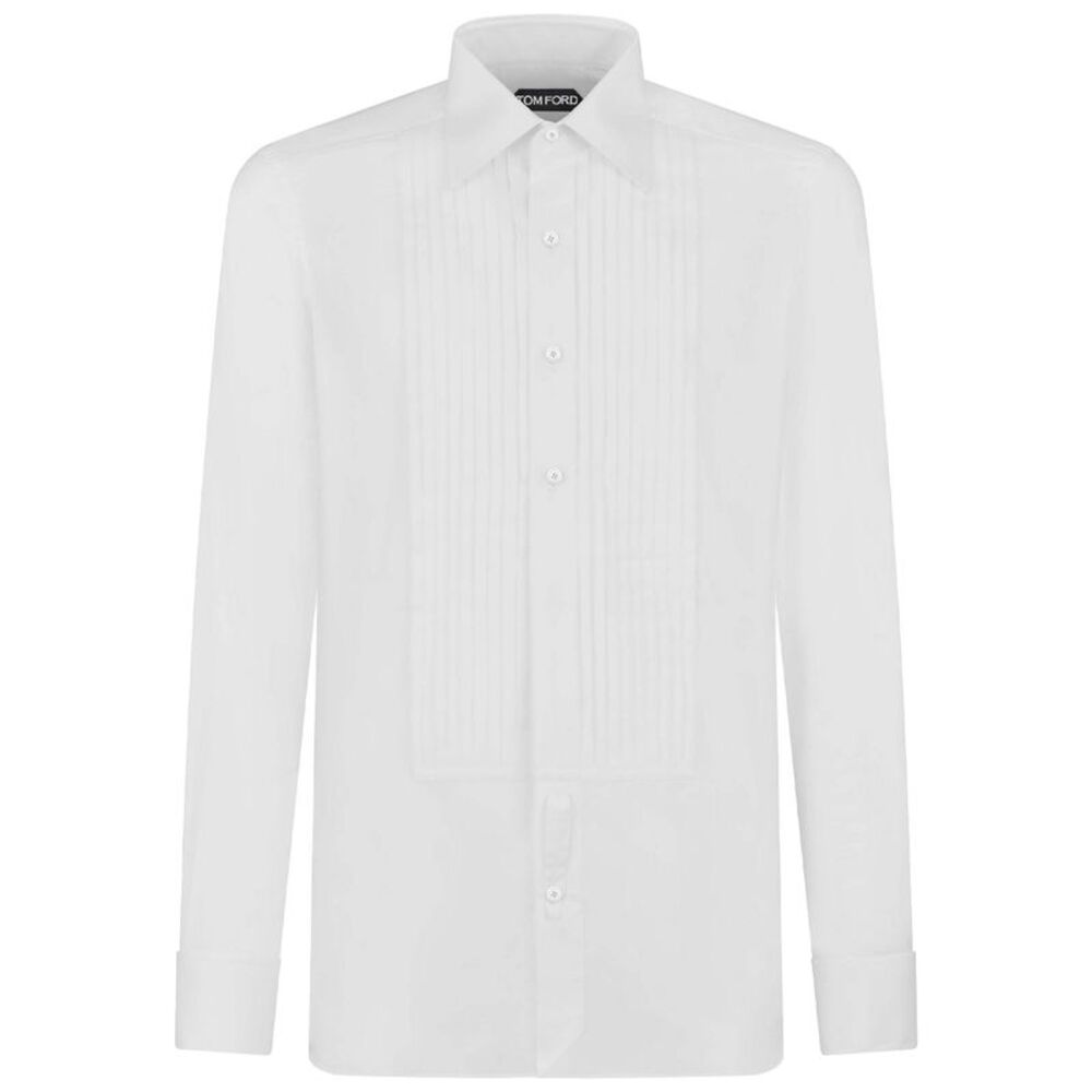 Tom Ford Men Cocktail Voile Slim Fit Evening Shirt
